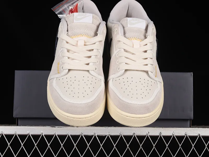 All categories Air Jordan Jordan series basketball shoes Air Jordan 1 Low Uion LA x Air Jordan AJ1 KO Low joint white gray low-top retro basketball shoes DZ4864-100